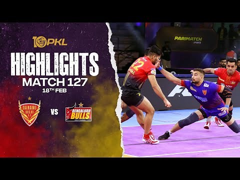 Match Highlights: Dabang Delhi K.C. vs Bengaluru Bulls | February 18 | PKL Season 10