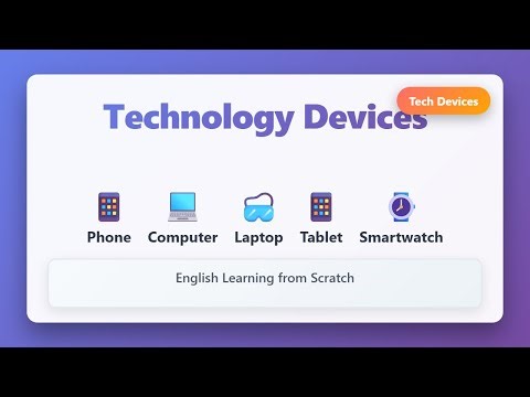 Technology Devices English Lesson 📱💻 | Beginners