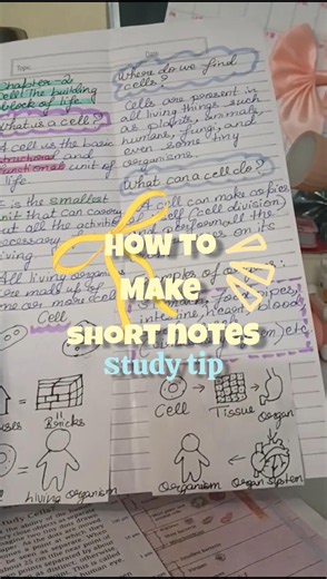 How to Make Aesthetic Notes That Actually Make Studying Easy! 📚✨ #shorts