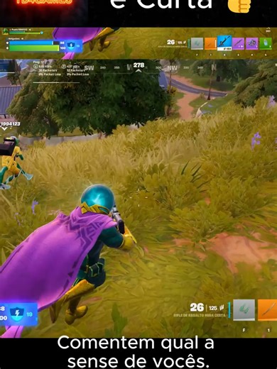 Fortnite C7S1 - Shorts #05 #fortnite #gamer #gaming #gameplay #gamingshorts #fortniteclips #killbill 🔥 Fortnite sem construção com Acer Nitro V15 e RTX4050 é uma experiência visual e tática de outro nível. Sem a proteção das construções, cada movimento exige precisão, posicionamento inteligente e reflexos rápidos. E quando isso culmina em uma Vitória Royale, é pura adrenalina. Fortnite é um jogo multiplayer online desenvolvido pela Epic Games, lançado em 25 de julho de 2017. Atualmente está dis