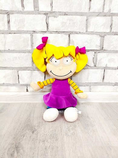Stuffed Rugrats Angelica Pickles Plush Toys 16" Vintage Soft Toys Angelica Plush Doll Collectible Toy Childrens Kids Toy - Etsy
