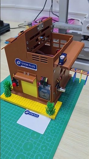 STEM Smart Home Mini Project for Students | Arduino Tutorial Step by Step #arduino #mixly #shorts