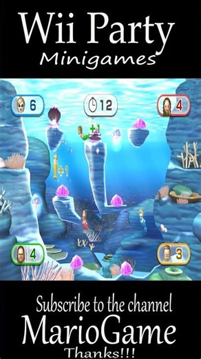 Shorts Mario Wii Party Minigames - Pearl Plunder #mariogame #marioparty #supermarioparty