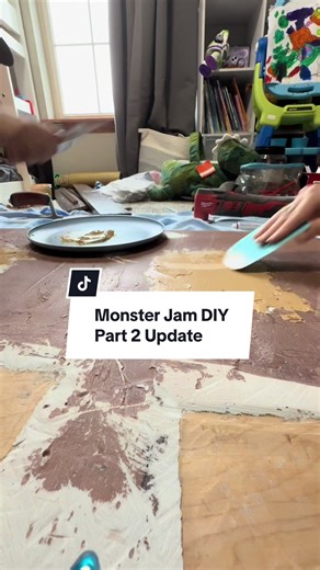 DIY Monster Jam Arena Table Part 2 Update