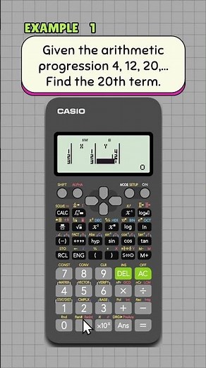 Example 1 - What are the functions of A+Bx. #calculatortechniques #arithmeticprogression #algebra