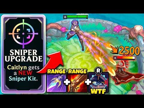 When Caitlyn gets the ultimate Sniper Setup in Arena: Trueshot Prodigy + Skilled Sniper