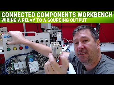 How to Wire a Relay to a Sourcing Allen Bradley Micro820