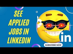How to See Applied Jobs in Linkedin