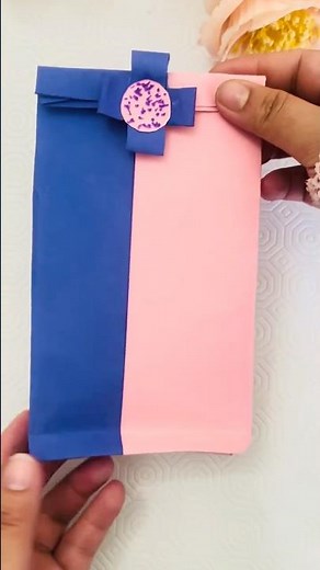 DIY super easy gift ideas 🎁🙀how to make paper bags #paperart #paperbag #gift #shorts #crafts