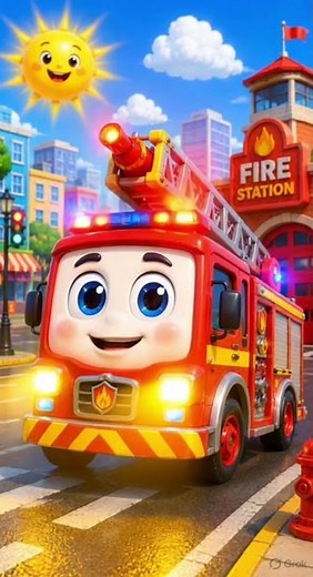 Fire Truck Sound for Kids 🚒🔥Kids Vehicle Sounds 🚒 | Fire Engine Learning for Toddlers #shorts