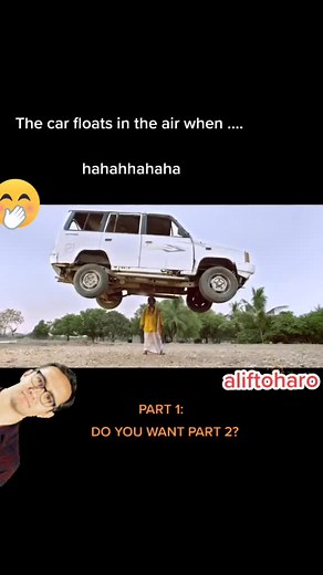 The Car Floats in the Air: A Funny and Unbelievable Moment