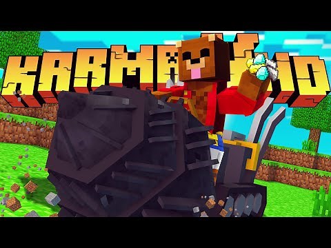 LA EXCAVADORA ILEGALISIMA MAS ROTA DE MINECRAFT | Karmaland V #19