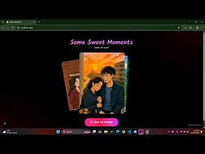 How to Make a Birthday Wish Website Using HTML & CSS | Personalized Birthday Website Tutorial