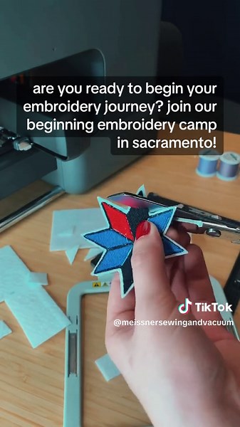 Watch me use the Brother Skitch PP1 Embroidery Machine… as some whos never EVER embroidered before! I was so happy how easy it is to use this machine! Seamlessly sending MY OWN DESIGNS through the app was a breeze! If you’re rady to start your embroidery journey, join us in Sacramento CA for our Beginning Embroidery Camp! #sewing #sewingtiktok #sewingtutorial #sewingforyoupage #sew #embroidery #embroiderytutorial #embroiderymachine #brothersewing #brothersewingmachine #brothersewingmachineideas 
