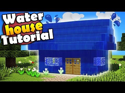 Minecraft: How to Build a House Out of Water - House Tutorial
