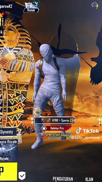 Golden Pharaoh Skin in PUBG Mobile Revealed