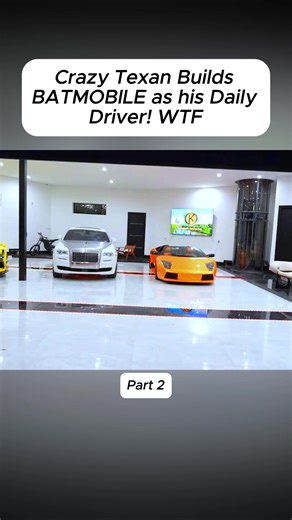 Crazy Texan Builds BATMOBILE as his Daily Driver! WTF | batmobile