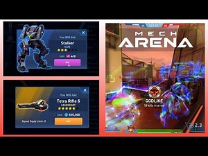 Cooking players with Redeemer Tetra Rifle 6 | Tetra Rifle 6 and Stalker Unlocked🥳| Mech Arena F2P