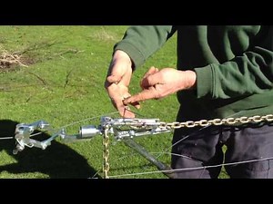 How to tie a Figure 8 knot under tension.