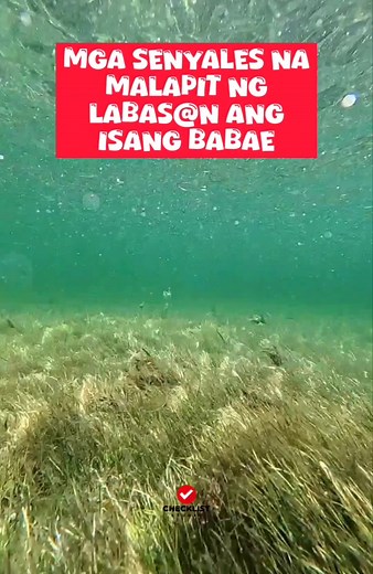 1.8M views · 5.4K reactions | Mga Senyales na malapit ng labasan ang isang BABAE | Checklist Studio | Facebook