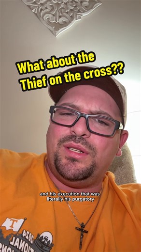 The Good Thief doesn’t disprove Catholic teaching he confirms it. Perfect contrition. Direct absolution. Purgatory on the cross. Christ is the judge, and He opened the gate. #catholictiktok #goodthief #catholic #christiandebate #apologetics