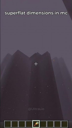 superflat dimensions in #minecraft 🤯