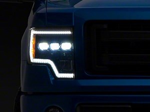 Morimoto F-150 XB LED Headlights; Black Housing; Clear Lens LF506-ASM (09-14 F-150)