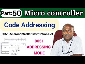 Code Addressing|8051-Microcontroller Instruction Set and ADDRESSING MODE | in tamil