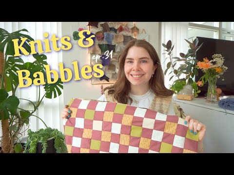 My Monthly Knitting, Spinning & Sewing Round Up | Knits & Babbles Ep.31