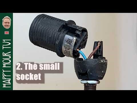 Repair the lamp holder of a broken lamp 2: the SMALL SOCKET