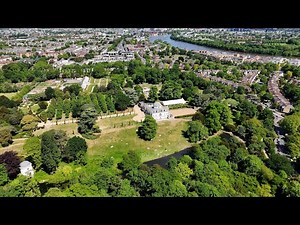 Chiswick House & Gardens Beautiful 4K Aerial Drone Footage, West London