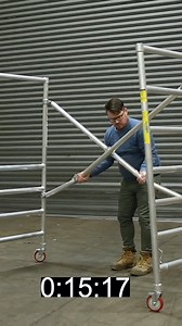 Climbrite 1.8 x 0.8m Mini Aluminium Scaffold (CLIMSF) assembles in seconds for that safe onsite boost. https://sydneytools.com.au/product/climbrite-climsf-1-8-x-0-75m-mini-aluminium-scaffold #welovetools #teamsydneytools #newtools | Sydney Tools