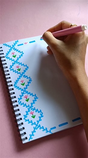 Very easy front page design 🌷 #frontpage #coverpage