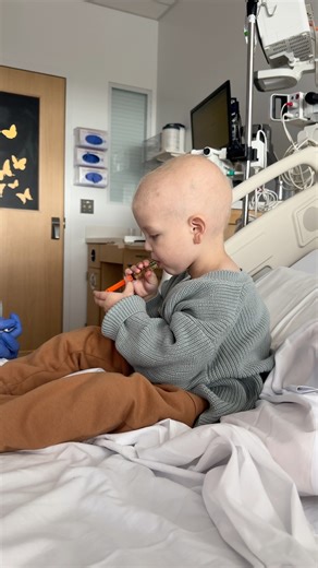 Remis platelets are at 13, so he’s scheduled for a transfusion today, and then we’re headed home. His ANC is still 0, but we’d rather be at home right now. Our routine includes lots of oral meds, and Remi’s always taken them on his own, but this is the first time I’ve caught it on video He took three this morning like a pro. Proud is an understatement 🤍 | Rooting for Remi