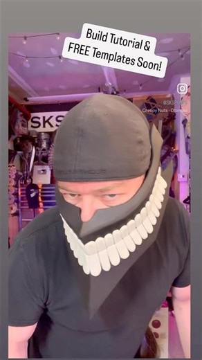 Dandadan Okarun’s Mask Cosplay WIP #dandadan #dandadancosplay #okaruncosplay