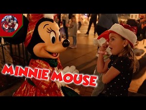 Minnie Mouse Holiday Meet and Greet Disneyland 2022