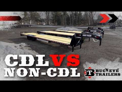 CDL vs Non-CDL Trailers: Which One Should You Run? 🚛⚖️