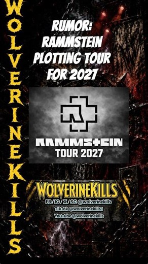 RUMOR: Rammstein Reportedly Planning 2027 Tour: