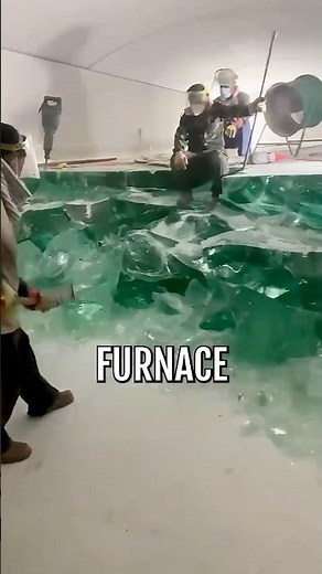 What Happens If You Turn Off A Glass Furnace? #scary #factory #engineering