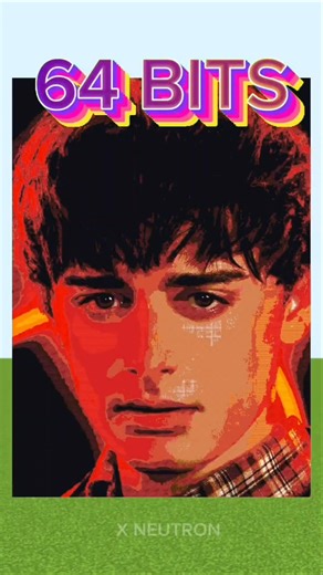 Minecraft Stranger Things 64 bits 32 bits 16 bits 8 bits 4 bits 2 bits 1 bit