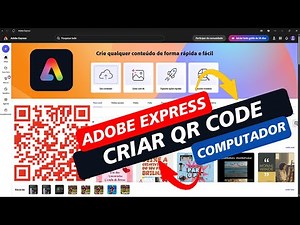 Como Criar QR CODE no Adobe Express pelo Computador (PC)