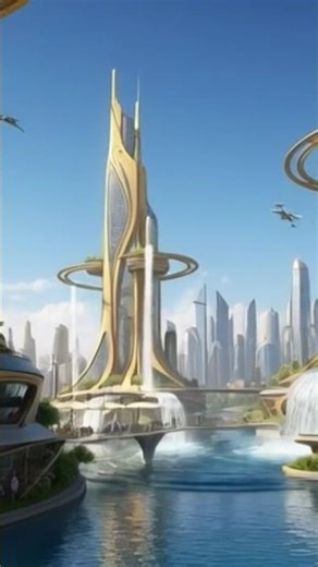 Futuristic Solarpunk City of the Future