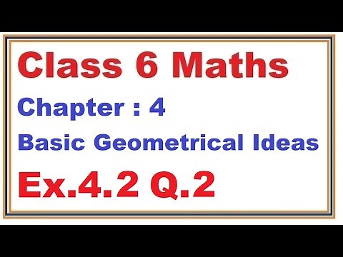 Ex.4.2, (Q.2) Chapter:4 Basic Geometrical Ideas | Ncert Maths Class 6 | Cbse