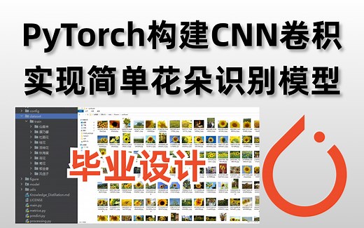 毕设人必备！基于PyTorch构建CNN卷积神经网络花朵识别模型实战