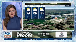 Weather for Heroes: Kansas troops battle snow, bitterly cold temperatures | Latest Weather Clips | FOX Weather