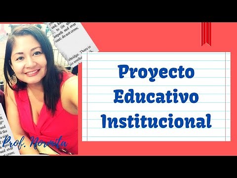 PROYECTO EDUCATIVO INSTITUCIONAL