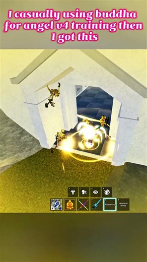 POV BEST METTHOD FOR ANGEL V4 TRAINING #roblox #bloxfruits #bloxfurit