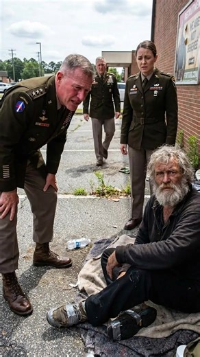 🎖️ A high-ranking General demands a homeless man's call sign to prove he’s a fraud, but the two words the "vagrant" whispers back cause the entire base to freeze in dead silence. The four stars on General Marcus Whitfield’s shoulders caught the North Carolina sun, reflecting a blinding, surgical light that felt entirely too clean for the grit of Fort Bragg. He stepped out of the black sedan, his boots hitting the pavement with the synchronized percussion of a man who owned the ground he walked 