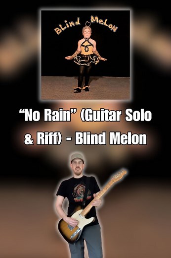 This is the guitar riff and solo of “No Rain” by Blind Melon from their 1992 album Blind Melon 🎸 | Plaid On Flannel