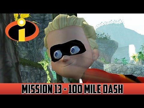 The Incredibles Walkthrough - Mission 13 - 100 Mile Dash [Full HD 60 FPS]